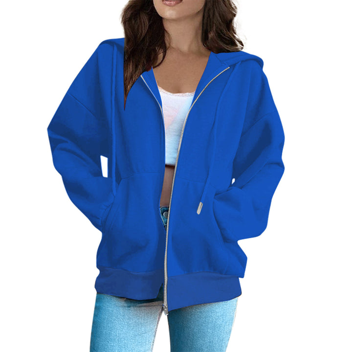 Women's hoodie jacket with cozy oversized cut Chic & Stil
