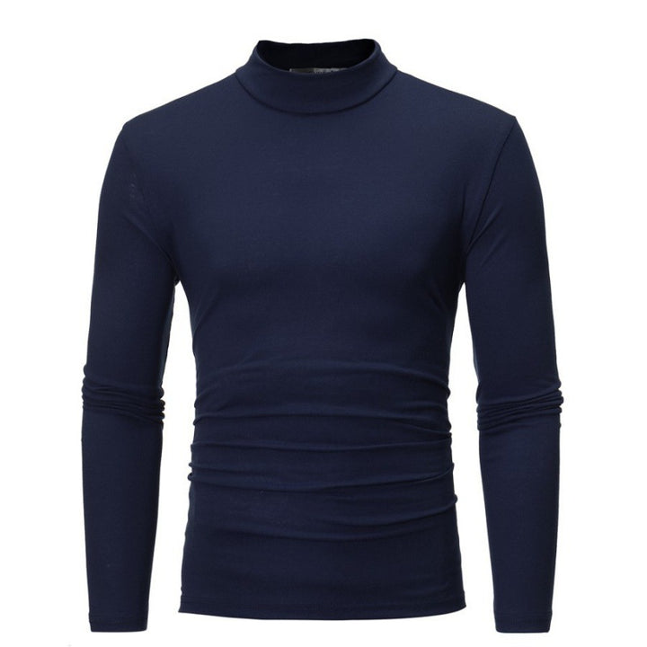 Men's long sleeve turtleneck with a fitted cut and breathable stretch quality Lune London