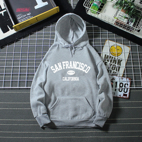 Women's Hoodie with San Francisco Print Chic & Stil