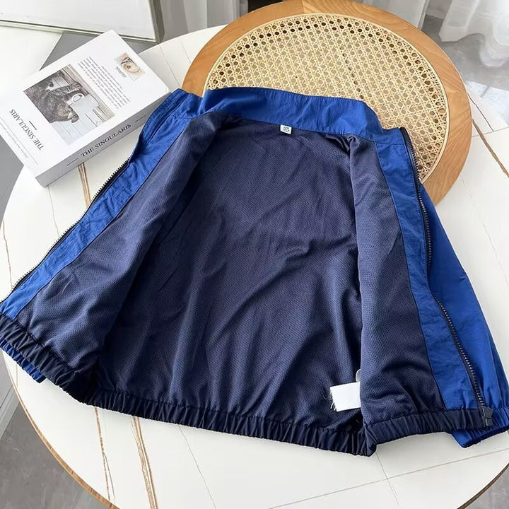 Veste féminine légère de transition avec col montant Chic & Stil