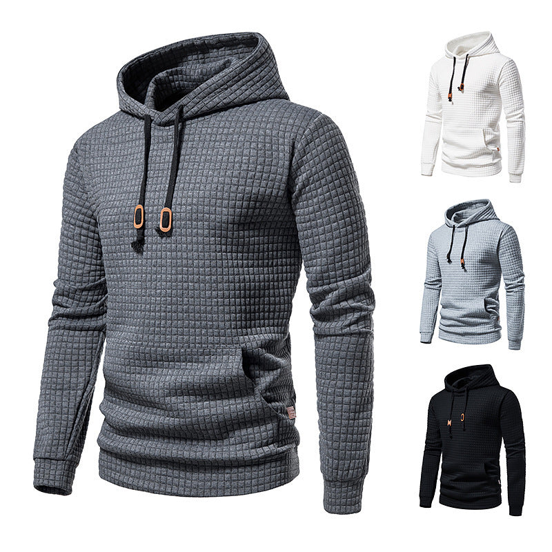 Men's trendy hoodie with textured surface Lune London