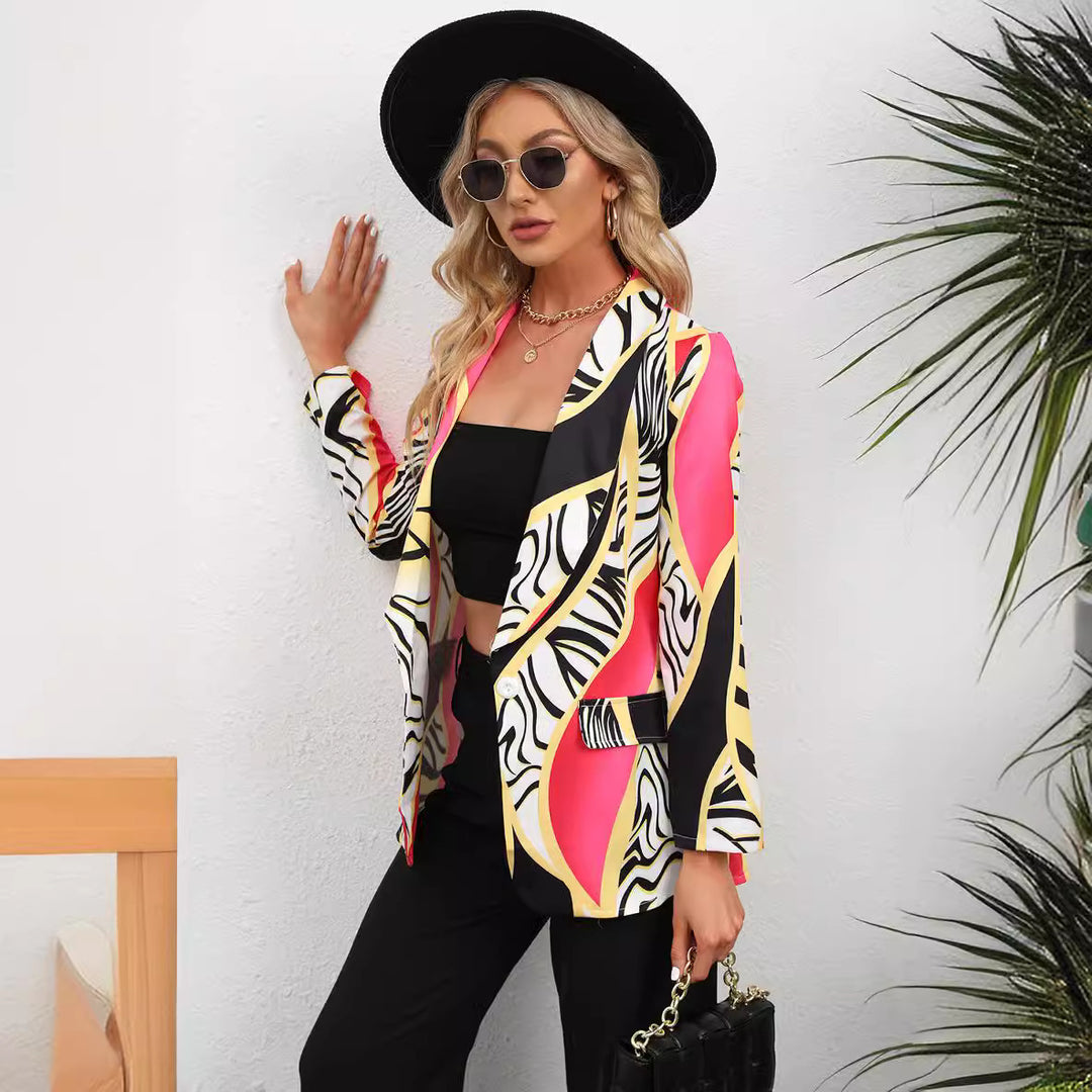 Elegant and colorful women's jacket Lune London