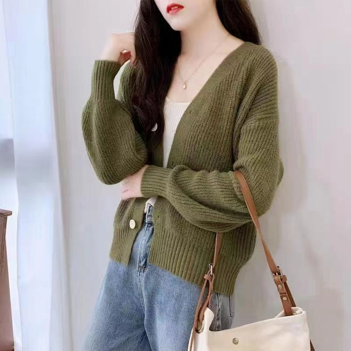 Women Comfortable Pullover with Wide Sleeves and Discreet Ribbed Design Lune London