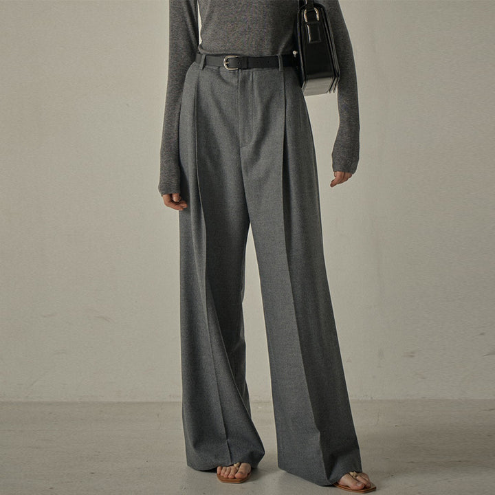Pantalons culotte haute élégance pour femmes avec ceinture amovible Chic & Stil