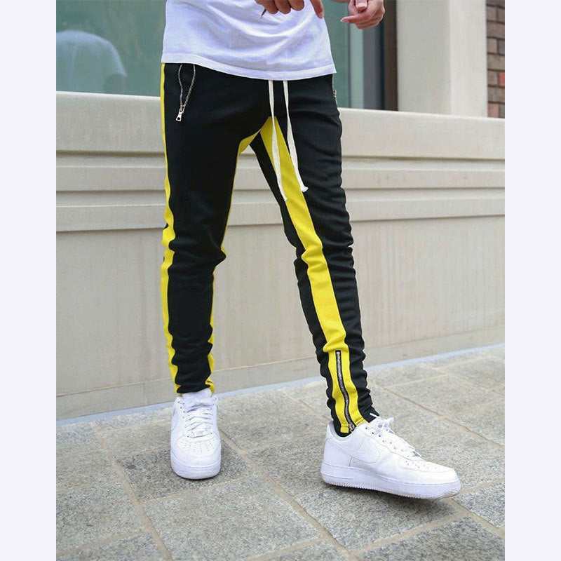 Slim-fit sporty joggers for men with side pockets Lune London