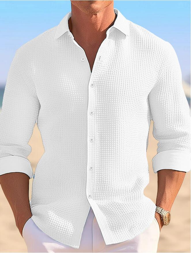 Lightweight structured shirt for men with a modern fit Lune London