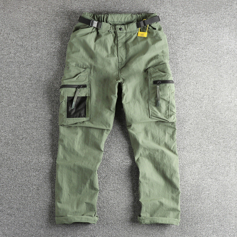 Men's cargo pants with multifunctional pockets and adjustable waist Lune London