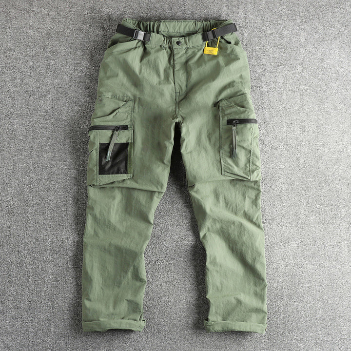 Men's cargo pants with multifunctional pockets and adjustable waist Lune London