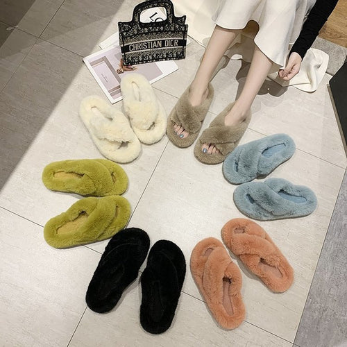Women soft slippers with reversed straps and ergonomic sole Lune London