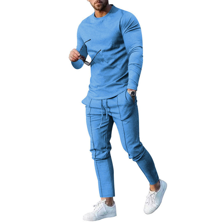 Men's stylish and chic sports top and jogging pants