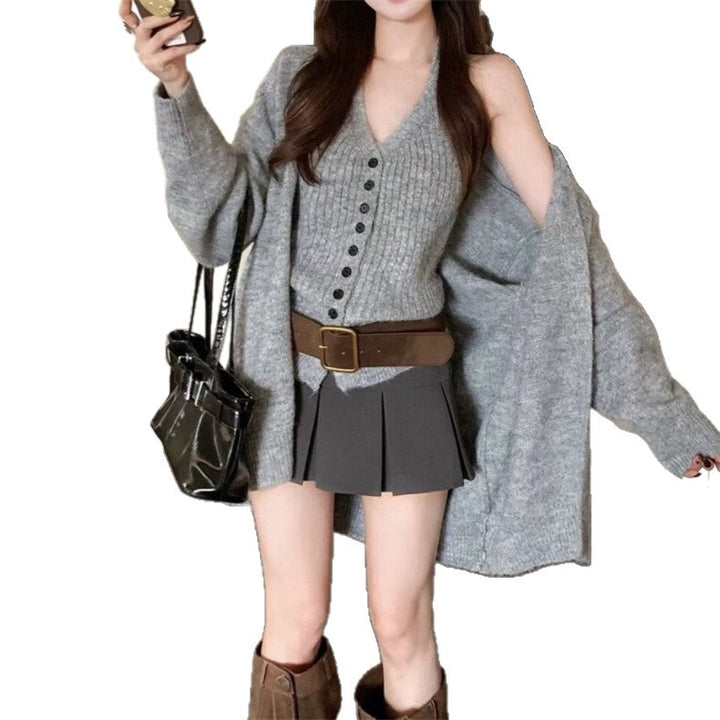 Cardigan Élégant pour Femme avec Détails de Bouton et Tissu Doux Chic & Stil