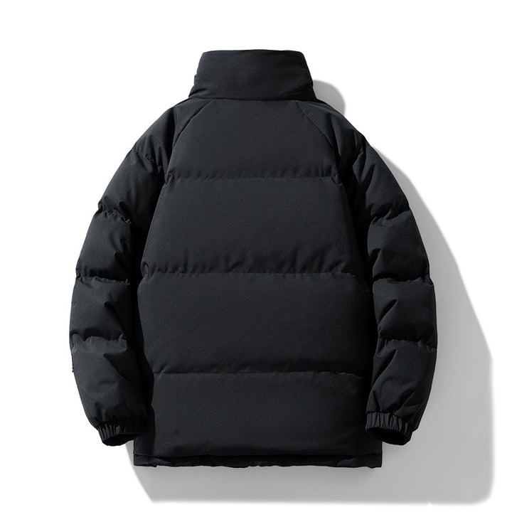 Ladies comfortable quilted fleece jacket with high collar Lune London