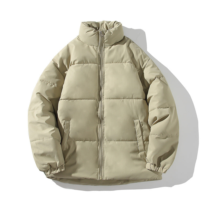 Insulated quilted jacket for men with high collar and elastic cuffs Lune London