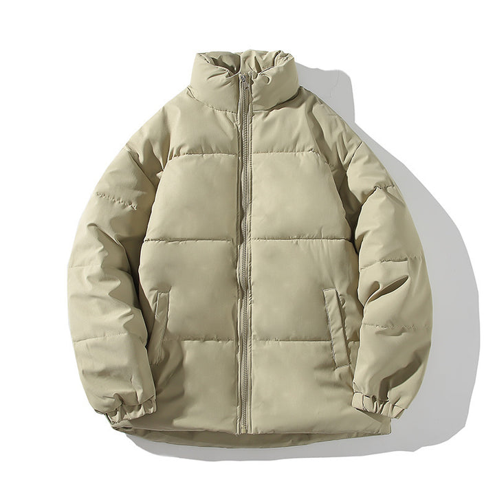 Insulated quilted jacket for men with high collar and elastic cuffs Lune London