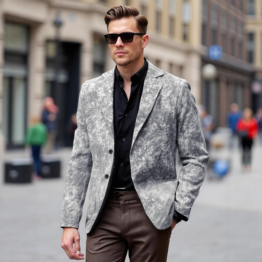 Trendy blazer for men with a modern pattern Lune London