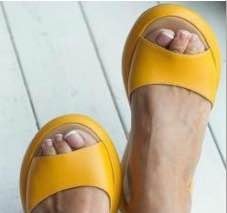 Ladies comfort anti-slip sandals Lune London