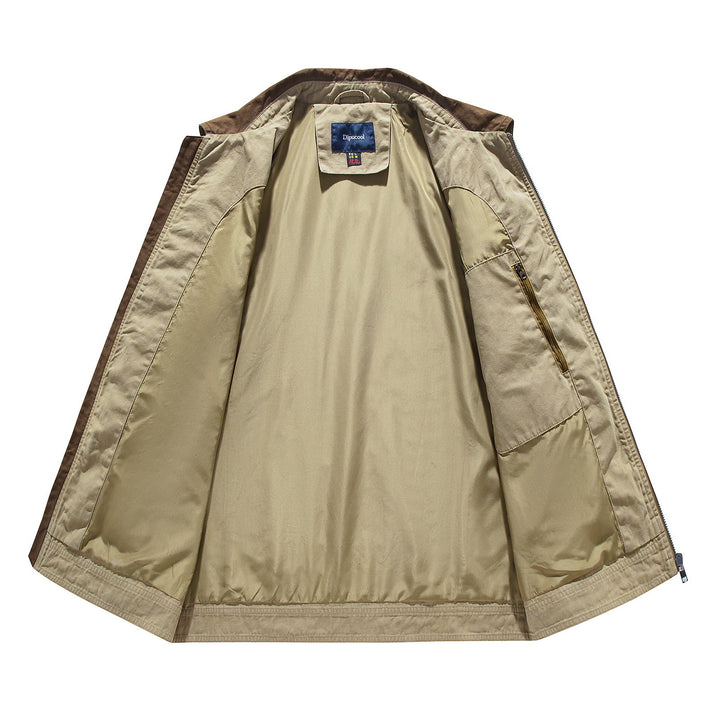 Transitional jacket for men with a catchy collar Lune London
