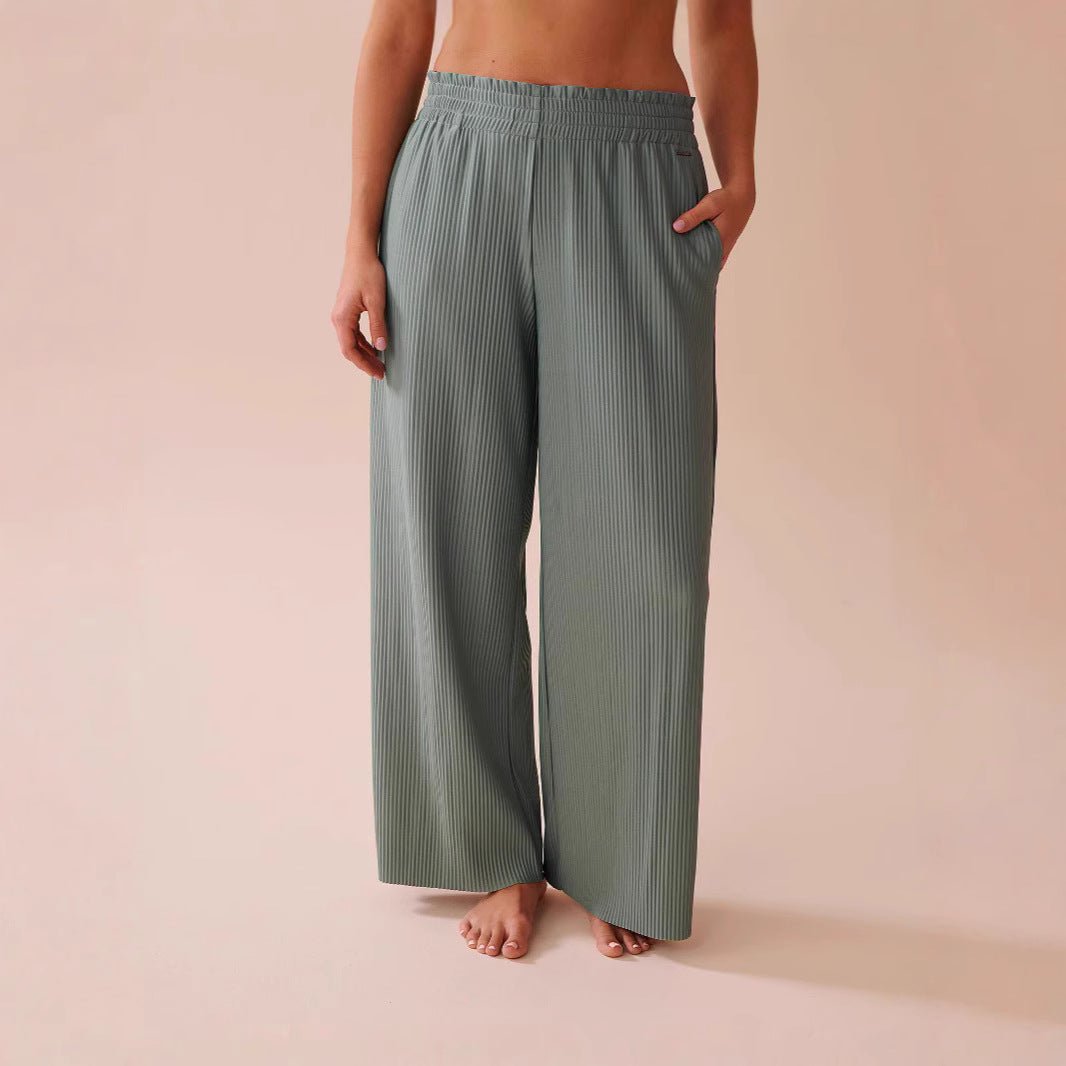 Lune London Elegant Pleated Leisure Pants for Women