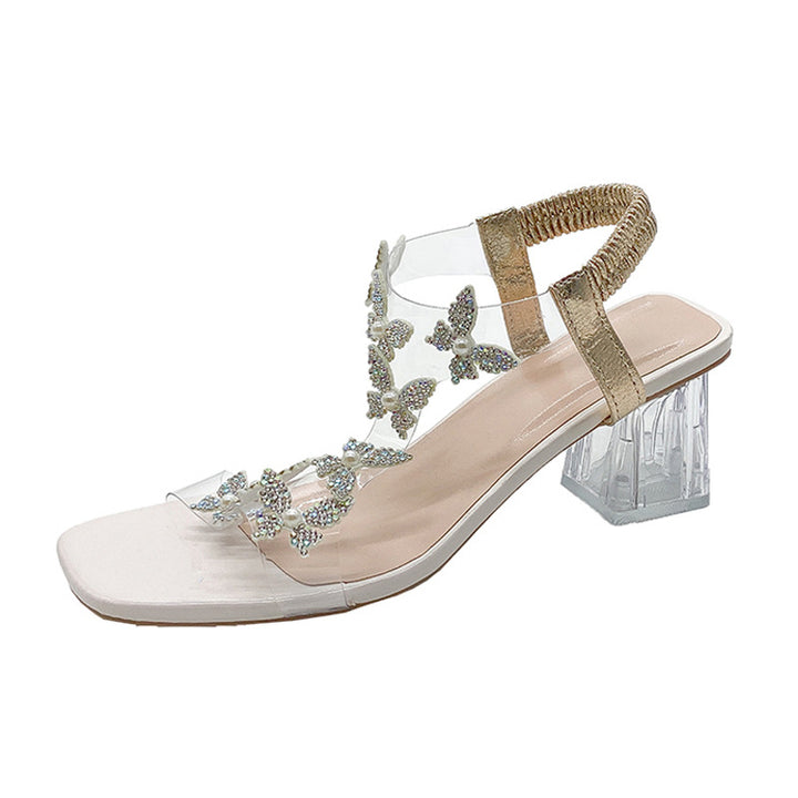 Lune London decorative heeled sandals for women