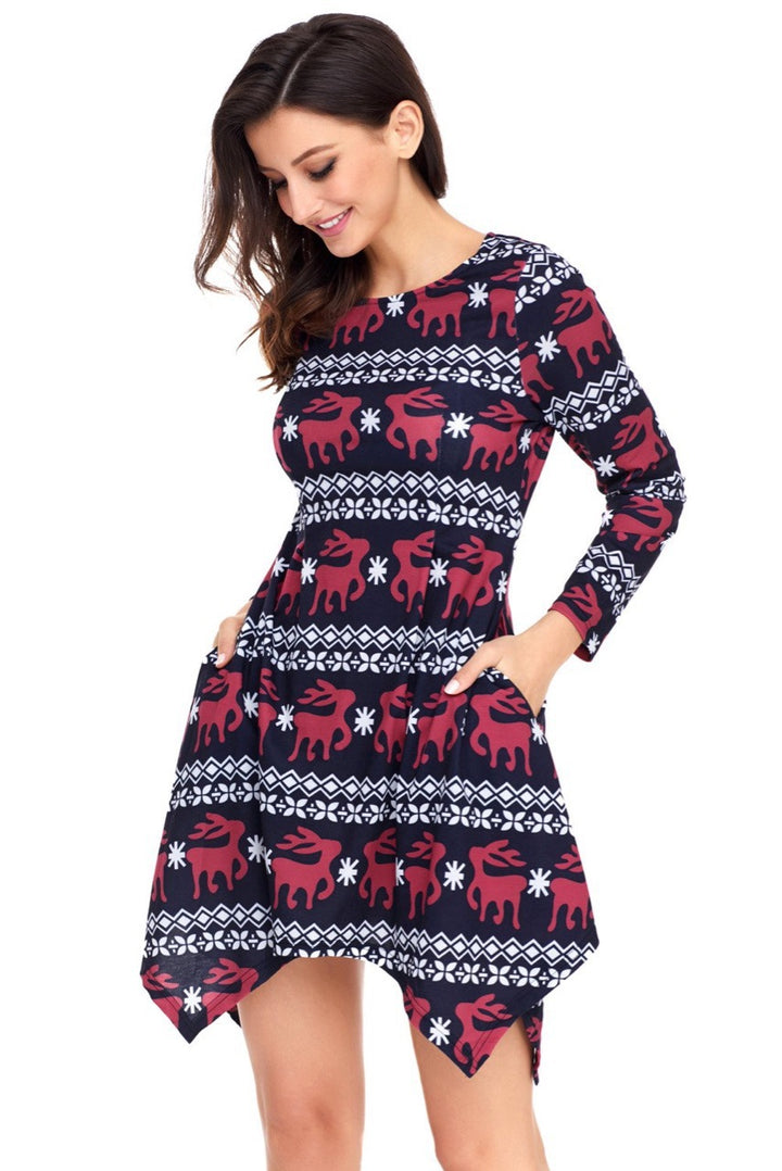 Casual women's dress with elegant pattern Lune London