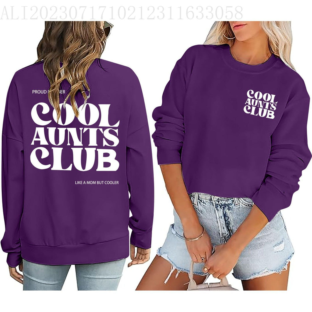 Sweatshirt pour femme avec motif de club cool Chic & Stil