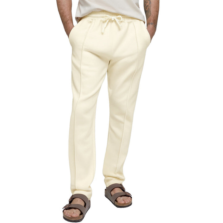 Sport Leisure Pants for Men with Elastic Waist and Side Pockets Lune London