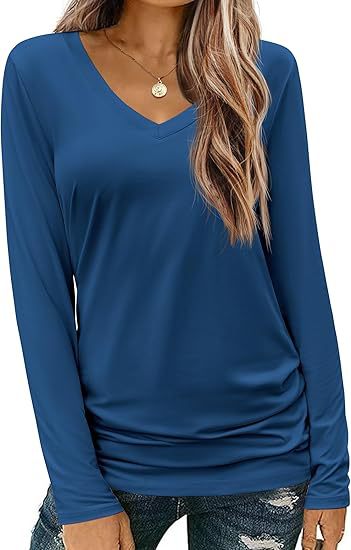Women Long Sleeve Elegantly Cut Top Lune London