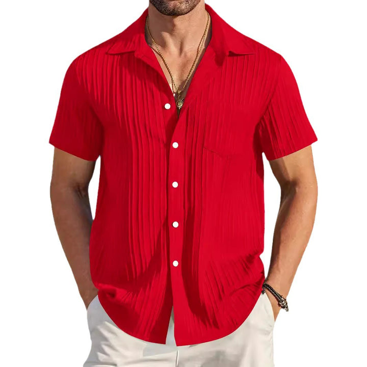 Structured short sleeve beach shirt for men Lune London