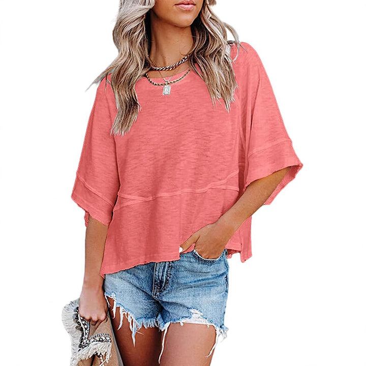 Chic and Stylish Quarter Sleeve Boxy Top for Women