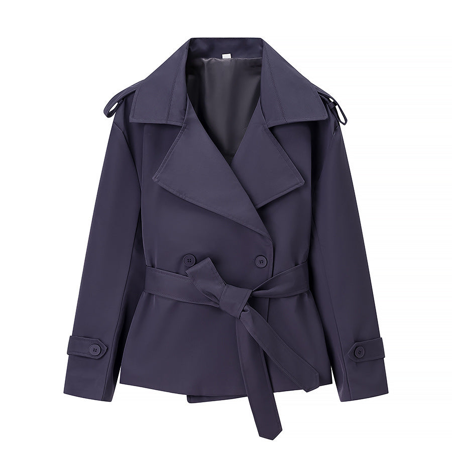 Manteau trench élégant et moderne pour femme avec ceinture Chic & Stil