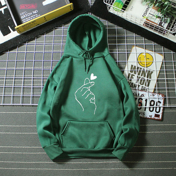 Women’s hoodie with creative hand graphic Chic & Stil