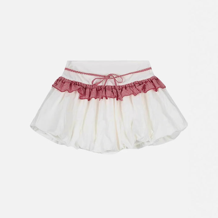 High-waisted ruffle skirt for women with playful details Lune London