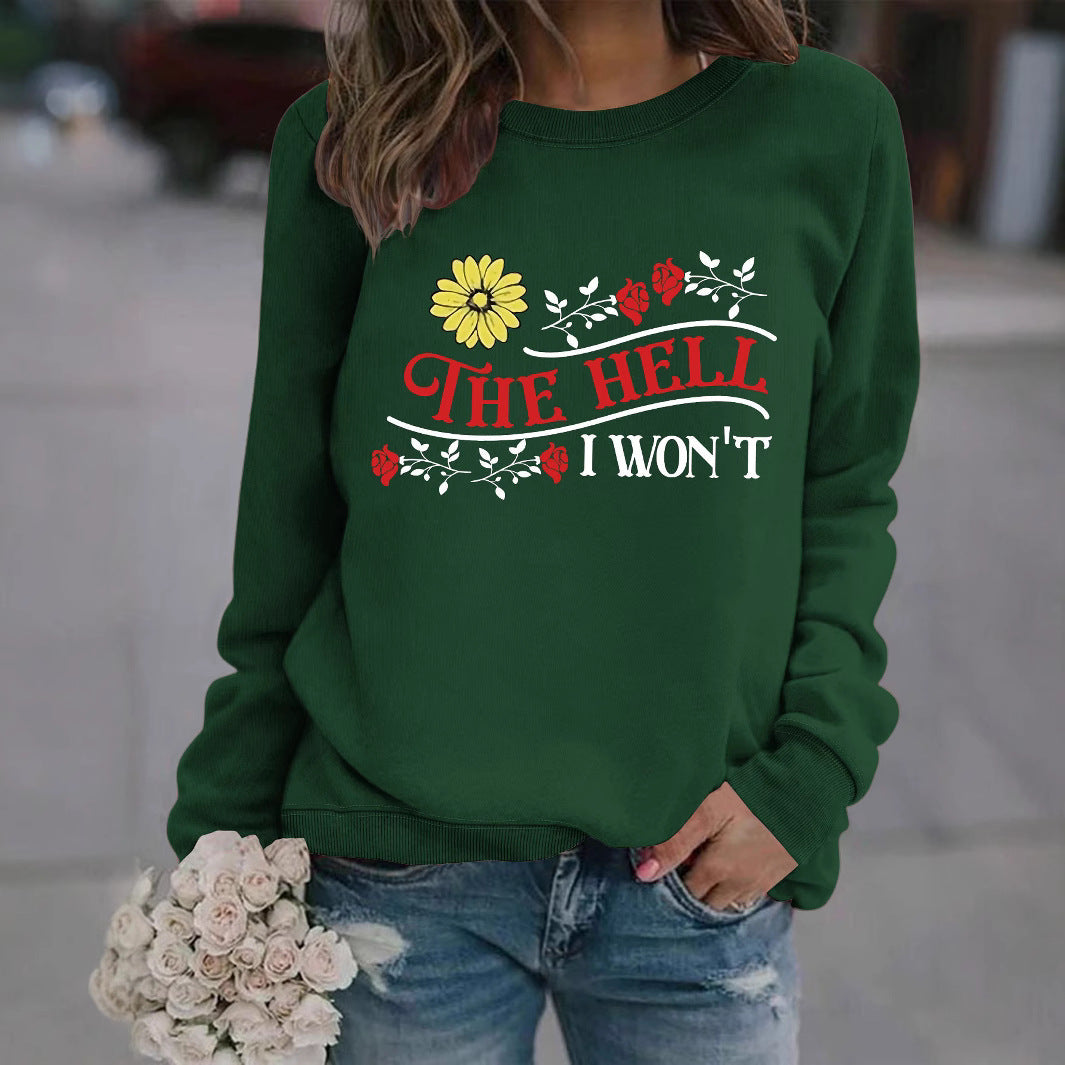 Sweatshirt pour femmes avec motif ludique et coupe confortable Chic & Stil