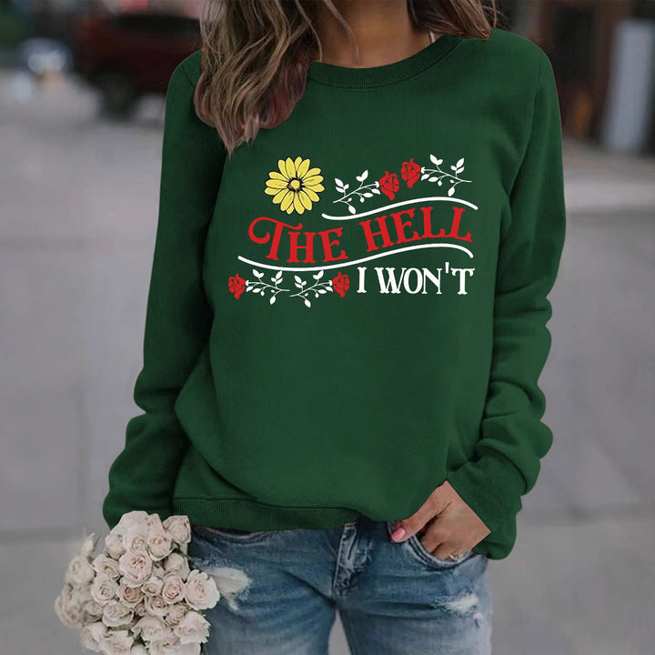 Sweatshirt pour femmes avec motif ludique et coupe confortable Chic & Stil