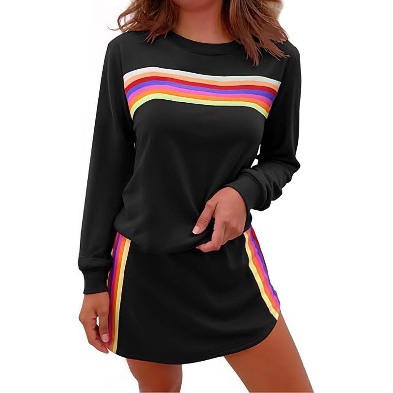 Lune London Women's Sport Sweatshirt and Skirt Set