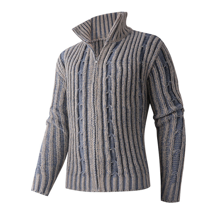 Striped knit sweater for men Lune London