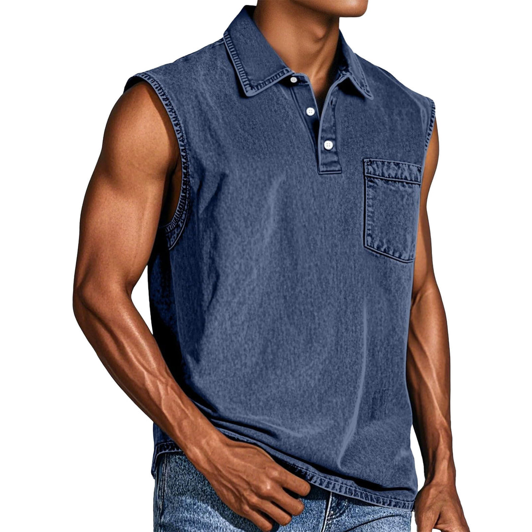 Men sleeveless polo Lune London