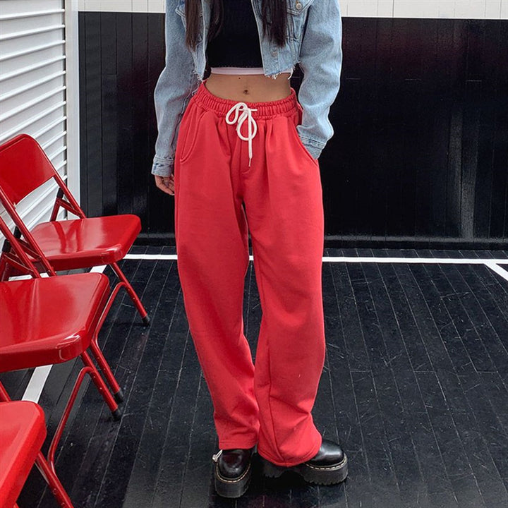 Pantalon de loisirs décontracté pour femmes avec taille élastique et poches pratiques Chic & Stil