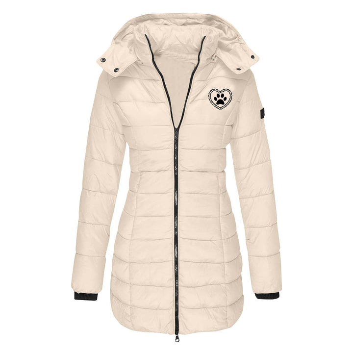 Women's transition jacket lined with removable hood Lune London