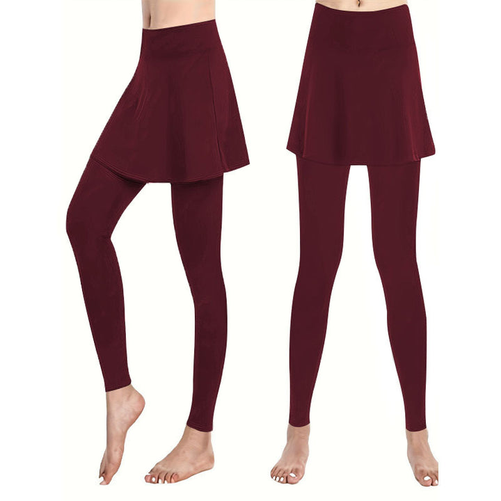 Legging skirt ladies with high waist and integrated underwear Lune London