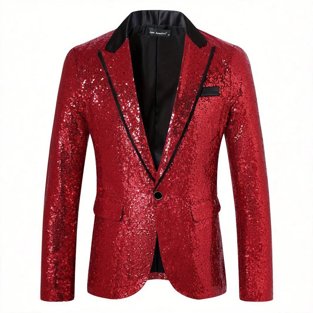 Man Blazer sequins glamour Lune London