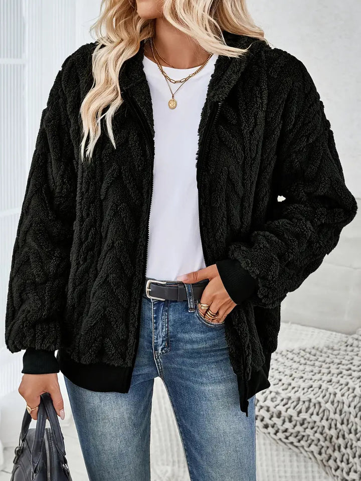 Ladies cozy zip jacket Lune London