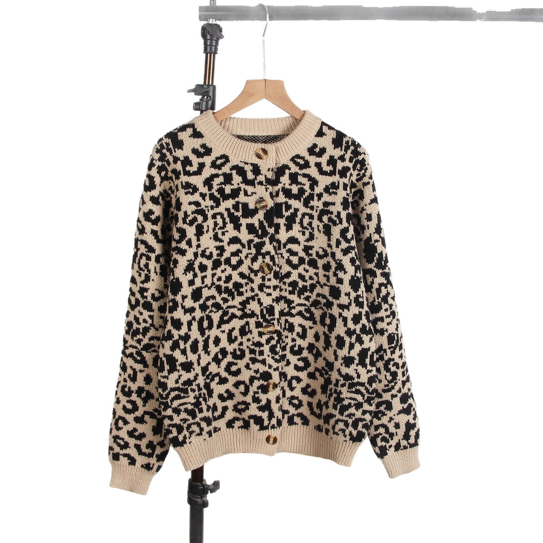 Women’s Casual Animal Prints Sweater Chic & Stil