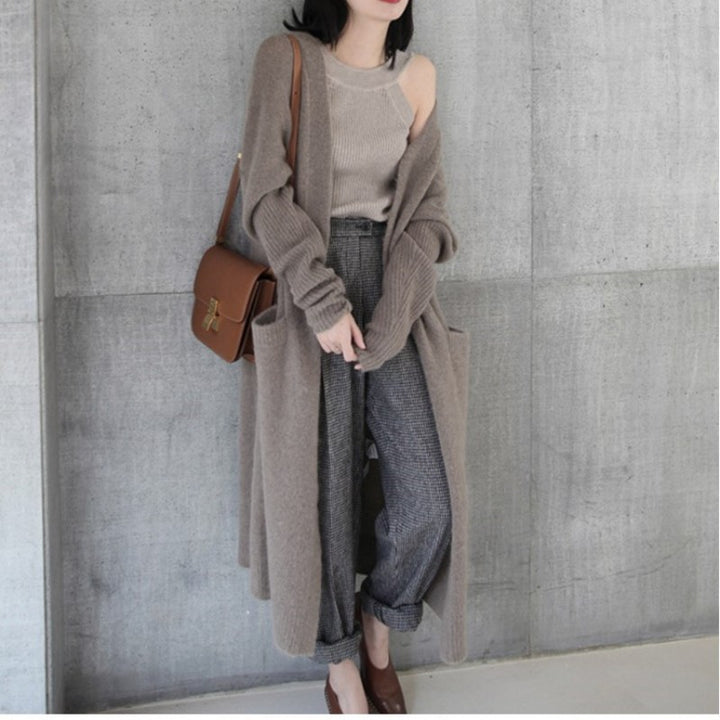 Manteau de détente pour femmes avec devant ouvert et poches pratiques Chic & Stil