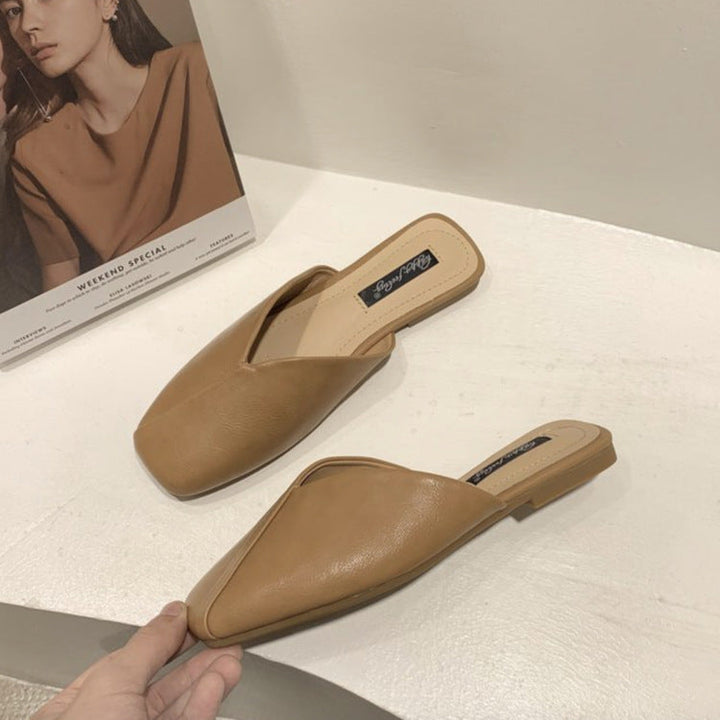 Women's Elegant and Modern Mules with Unique Cross-Design Lune London