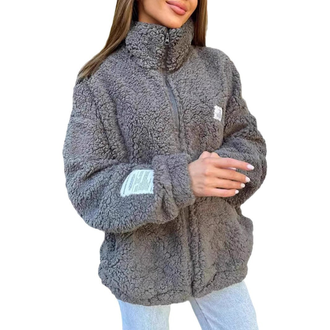 Zipped fleece jacket for women Lune London