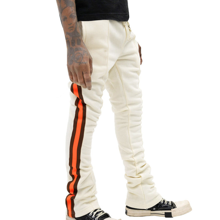 Men's sports pants with side stripes and adjustable waist Lune London