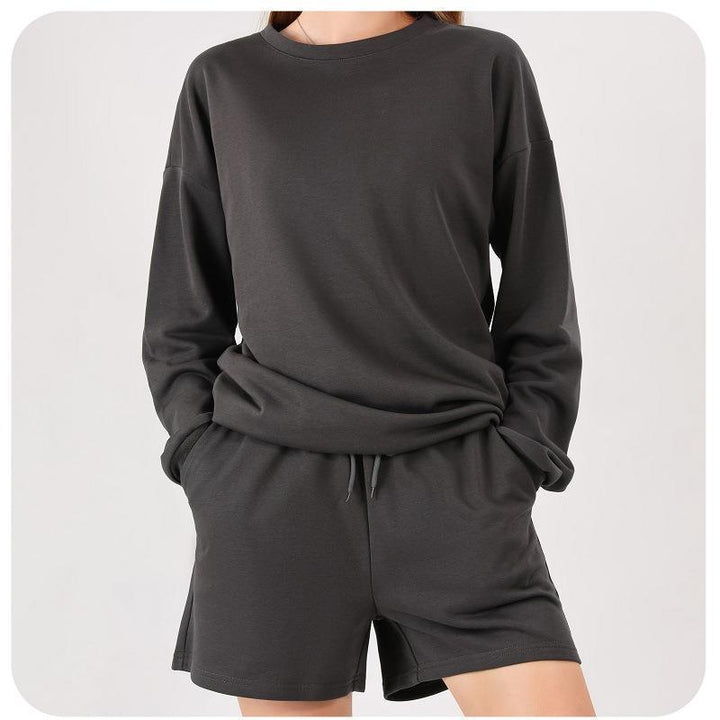 Ladies Chic and Stylish Casual Set with Short and Long Sleeves