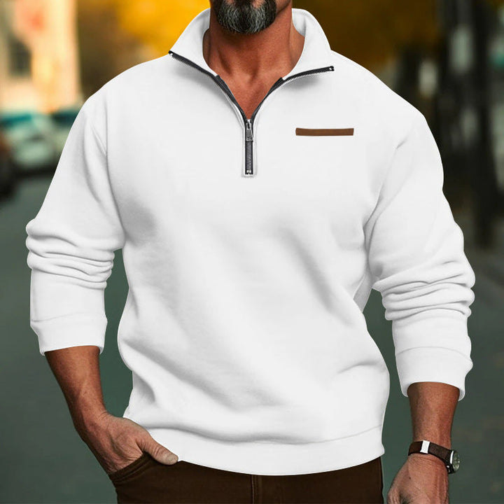 Men's Fleece Sweatshirt with Zipper Lune London