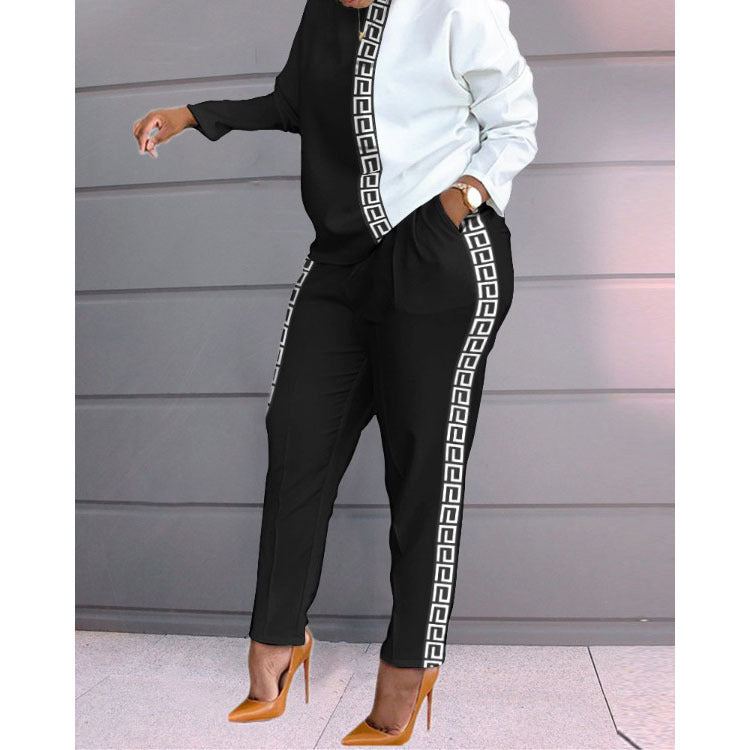 Ladies fashionable casual set with elegant detail Lune London